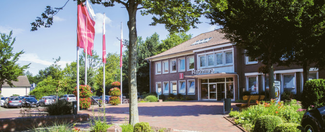 Das Rathaus der Gemeinde Barßel.