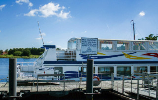 Das Fahrgastschiff MS Spitzhörn