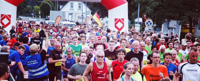 Start beim Hafenfestlauf in Barßel.