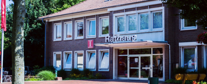 Das Rathaus der Gemeinde Barßel.