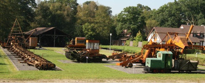 Das Außengelände des Moor- und Fehnmuseums