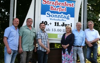 Gruppenfoto des Orga-Teams vom Straßenfest in Barßel 2017.