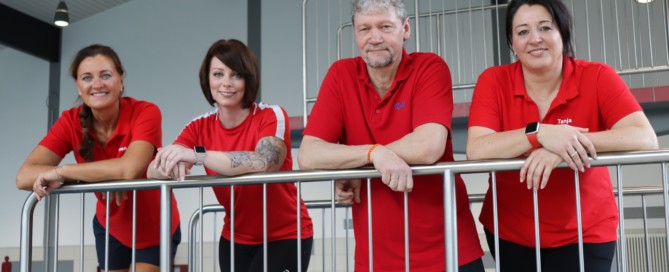 Das Team vom Hafen-Bad freut sich bereits auf die Gäste. Aufnahme: Bergmann/Gemeinde Barßel