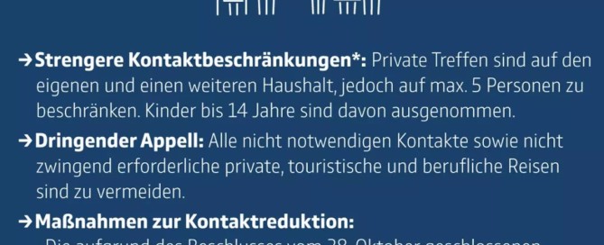 Bund-Länder-Beschluss zum Thema "Kontakte reduzieren". Bildquelle: Bundesregierung