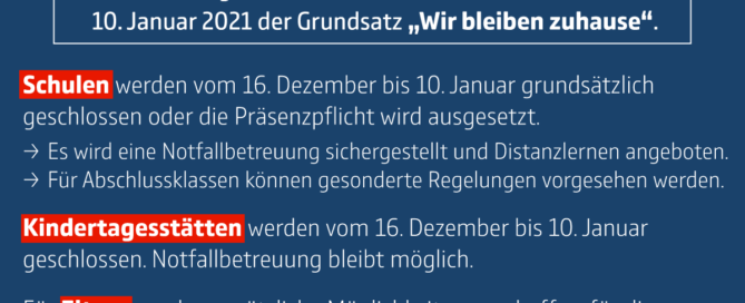 Regelungen für Schulen, Kitas und das Arbeitsleben. Bildquelle: Bundesregierung