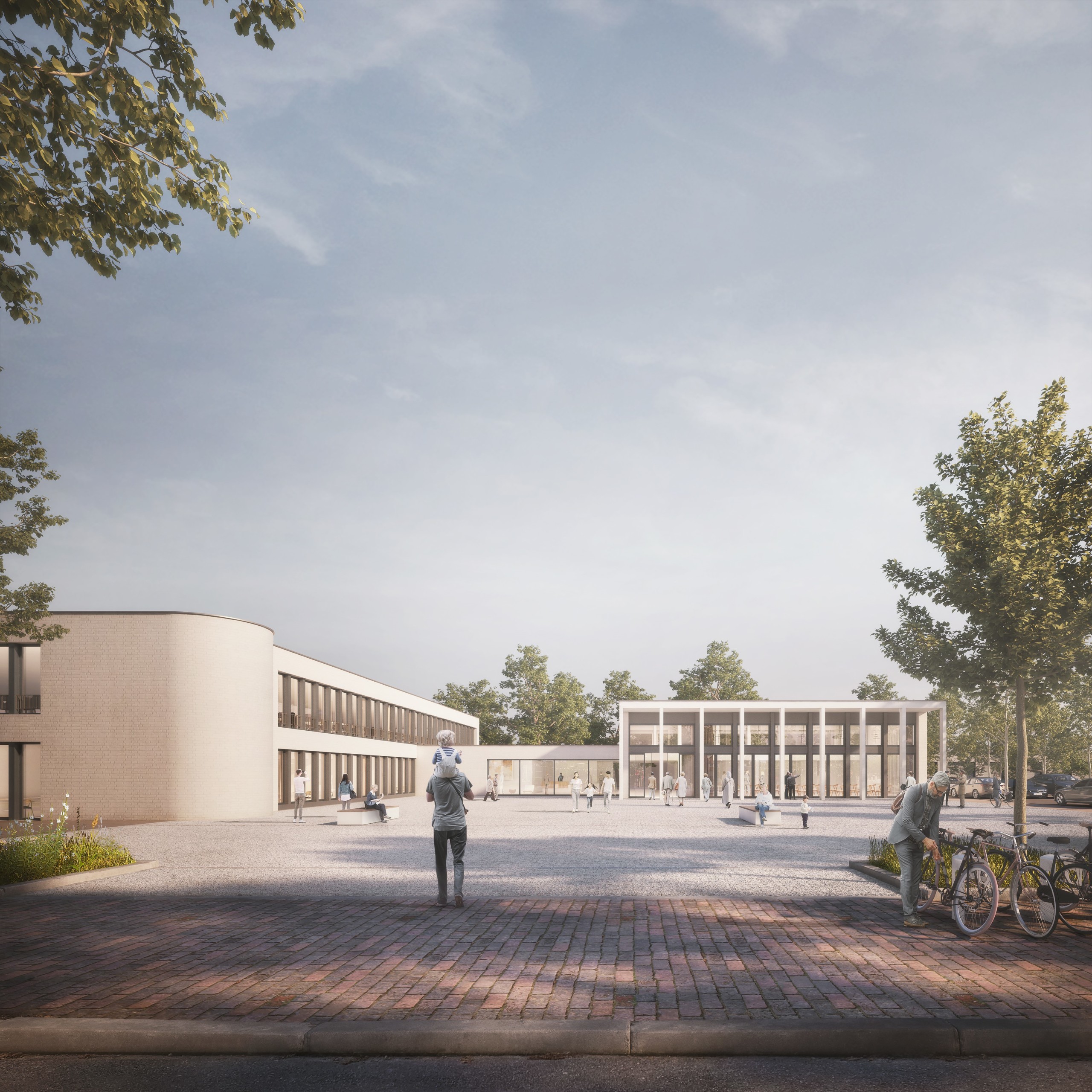 Perspektive-I-Neubau-Bürgerhaus-Verwaltungstrakt-Barssel