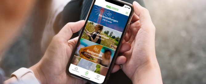 Die App "Mein OM" vom Oldenburger Münsterland zeigt Tipps über Veranstaltungen, Gastronomie und kulturelle Angebote an. Bild: Verbund Oldenburger Münsterland